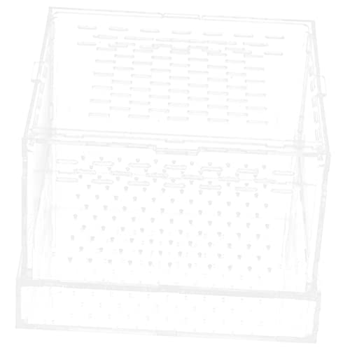 ibasenice Transparente Futterbox mit Deckel für Reptilien Praktische Zuchtbox für Schlangen Spinnen und Geckos für Tierhaltung Luftventilation für Optimale Tierpflege ibasenice Transparente Futterbox mit Deckel für Reptilien Praktische Zuchtbox für Schlangen Spinnen und Geckos für Tierhaltung Luftventilation für Optimale Tierpflege von ibasenice