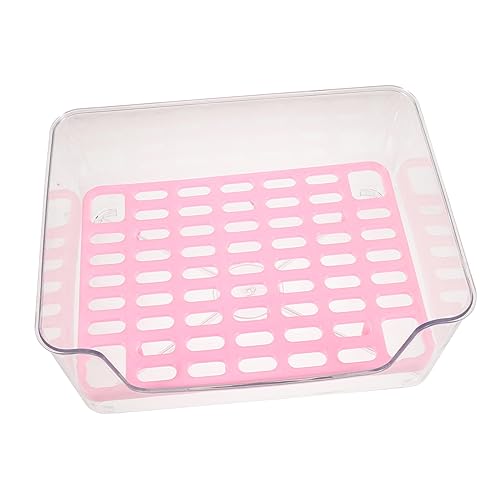 ibasenice Transparente Strapazierfähige Katzenklo aus Hochwertigem Mittelgroßes Spritzschutzfreies Kätzchentoilette Trainingsset für Saubere Katzentoilette Einfach zu Reinigen und Langlebig von ibasenice