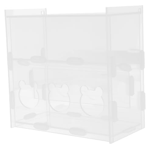 ibasenice Transparenter Automatischer Futterautomat für Geflügel Mehrschichtiger Futterspender mit Großer Kapazität Multifunktionale Futterbox für Hühner Papageien und Tauben Robust und ibasenice Transparenter Automatischer Futterautomat für Geflügel Mehrschichtiger Futterspender mit Großer Kapazität Multifunktionale Futterbox für Hühner Papageien und Tauben Robust und von ibasenice