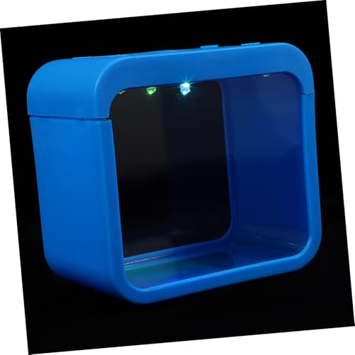 ibasenice Transparenter Mini Aquarium Zuchtbox mit Licht Abnehmbar Fischbecken für Betta Kleine Fischzucht Desktop Fischbehälter Sichere Aufzuchtstation ibasenice Transparenter Mini Aquarium Zuchtbox mit Licht Abnehmbar Fischbecken für Betta Kleine Fischzucht Desktop Fischbehälter Sichere Aufzuchtstation von ibasenice