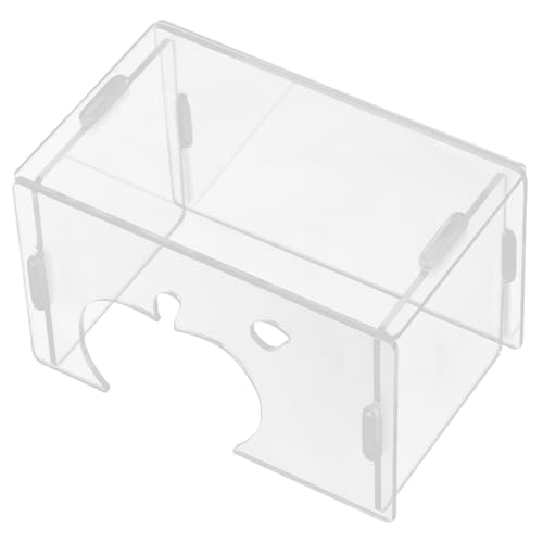 ibasenice -Haus Für Kleintiere Transparentes Hamsterversteck Und Chinchilla- Für Meerschweinchen Rennmäuse Und Andere Kleine Haustiere Geräumig Und Vielseitig Für Spiel Und von ibasenice