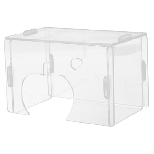 ibasenice Transparentes Versteck für Hamster kleines Haustier Versteckplatz Hamster -Versteck Hamster Habitat Fell Hamster verstecken Hamsterhäuser verstecke Hamsterschutzhaus Acryl ibasenice Transparentes Versteck für Hamster kleines Haustier Versteckplatz Hamster -Versteck Hamster Habitat Fell Hamster verstecken Hamsterhäuser verstecke Hamsterschutzhaus Acryl von ibasenice