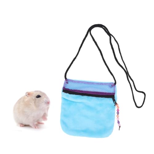 ibasenice Transportbox Für Hamster Atmungsaktive Tragetasche Für Kleine Für Reisen Mit Praktischem Mesh Design Für Optimalen Himmelblau von ibasenice