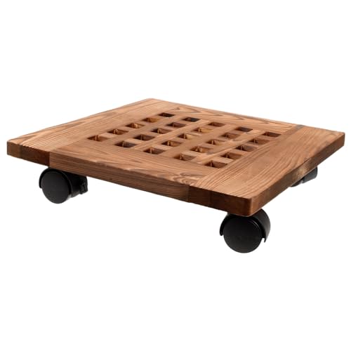 ibasenice Universal Wheel Blumentopf Basis Tabletts Pflanzen Pflanze auf Rädern Handy, Mobiltelefon für drinnen Anlage Holzblumenknopfschale Pflanzständer mit Rad Pflanzschale Light Brown ibasenice Universal Wheel Blumentopf Basis Tabletts Pflanzen Pflanze auf Rädern Handy, Mobiltelefon für drinnen Anlage Holzblumenknopfschale Pflanzständer mit Rad Pflanzschale Light Brown von ibasenice