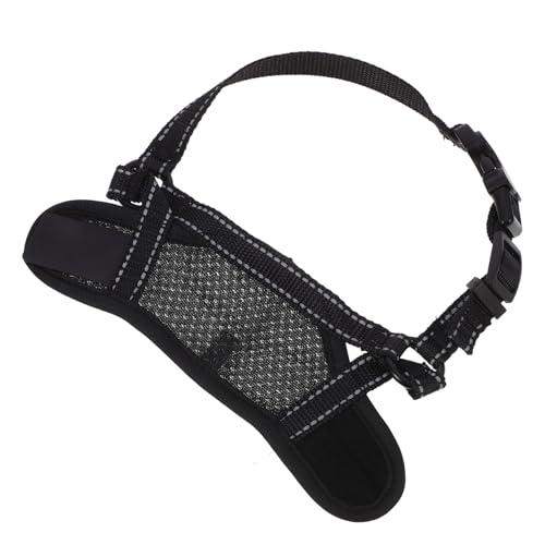 ibasenice Verstellbarer Maulkorb aus Polyester für Große Hunde Atmungsaktives Bissfestes Hundemaulschutz XL Luftdurchlässige Beißschutz Maske gegen Bellen und Fressen ibasenice Verstellbarer Maulkorb aus Polyester für Große Hunde Atmungsaktives Bissfestes Hundemaulschutz XL Luftdurchlässige Beißschutz Maske gegen Bellen und Fressen von ibasenice
