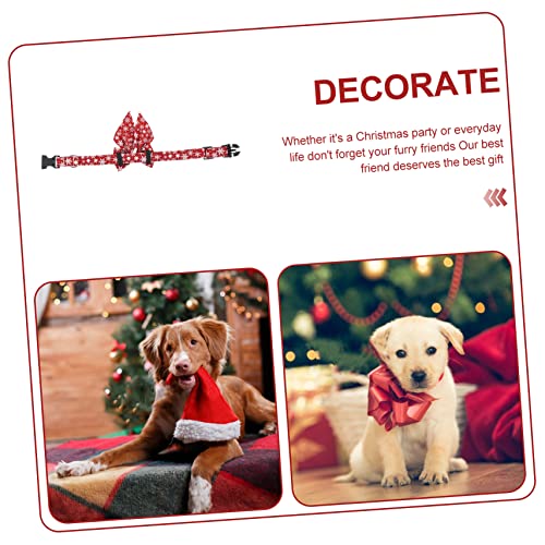 ibasenice Verstellbares Katzenhalsband mit Großer Schleife Sicherheitshalsband für Kleine Hunde und Katzen Waschbares Weihnachts Accessoire Komfortabel und Schonend für Haustiere ibasenice Verstellbares Katzenhalsband mit Großer Schleife Sicherheitshalsband für Kleine Hunde und Katzen Waschbares Weihnachts Accessoire Komfortabel und Schonend für Haustiere von ibasenice