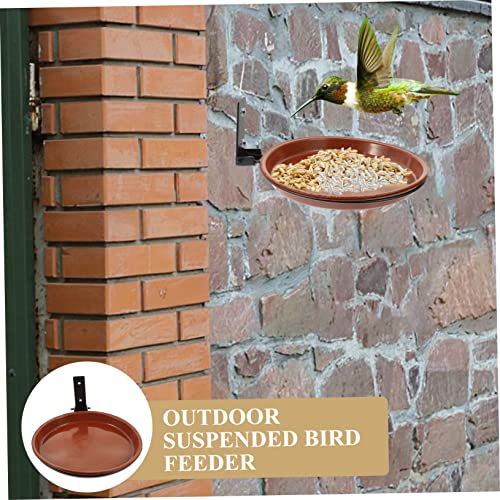 ibasenice Vogel Futterstation aus Robustem Teiliges mit Futter und Badeplattform für Garten Balkon Terrasse zur Wildvogel Fütterung und Gartendekoration von ibasenice
