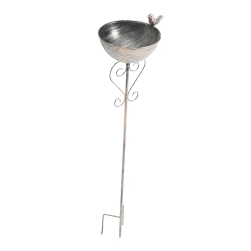 ibasenice Vogelbad Stehend mit Bodenstecker Dekoratives Vogeltränke für Garten und Terrasse Antikes Design Einfache Installation für Wildvögel und Gartenverschönerung ibasenice Vogelbad Stehend mit Bodenstecker Dekoratives Vogeltränke für Garten und Terrasse Antikes Design Einfache Installation für Wildvögel und Gartenverschönerung von ibasenice