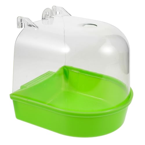 ibasenice Vogelbadewanne für Käfig aus Stabilem Kunststoff Hängende Badebox für Wellensittiche und Kleine Vögel Wiederverwendbar Geruchlos Geeignet für Sand Wasserbad ibasenice Vogelbadewanne für Käfig aus Stabilem Kunststoff Hängende Badebox für Wellensittiche und Kleine Vögel Wiederverwendbar Geruchlos Geeignet für Sand Wasserbad von ibasenice