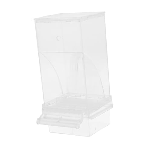 ibasenice Vogelfütterer Samenfänger -Feeder Papagei Futterautomat Papageienschale Barsch Feeder Klarer Futterspender Für Papageien Messfreier Feeder Vogelfutterstation Abs Transparent von ibasenice