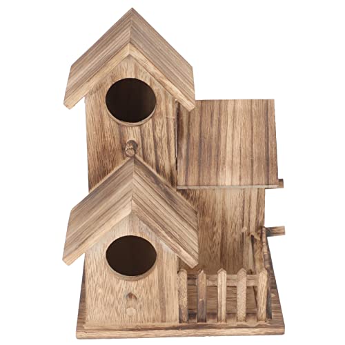 ibasenice Vogelhaus Aus Holz Für Papageien Wetterfestes Nisthaus Für Außenbereich Kreatives Design Und Langlebig Für Brutpflege Und Spielplatz ibasenice Vogelhaus Aus Holz Für Papageien Wetterfestes Nisthaus Für Außenbereich Kreatives Design Und Langlebig Für Brutpflege Und Spielplatz von ibasenice