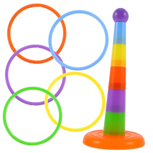 ibasenice Interaktives Ringwurfspiel Für Papageien Lustiges Spielzeug Geschicklichkeit Und Bewegung Geeignet Für Kleine Vögel Wie Sittiche Und Nymphensittiche Farbe Zufällig von ibasenice
