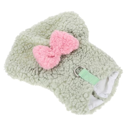ibasenice Warme Schleifenkleidung Hundekostüm Hundekleidung Haustiere Xx Verdicken Chihuahua Kleidung Dackel Für Hunde Welpenkleidung Niedliche Plüschhunde Warme Kleidung Pullover von ibasenice