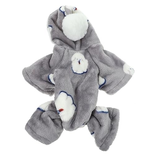 ibasenice Warme Welpenkleidung Hundekostüme Für Kleine Hunde Winteroutfits Für Hunde Hundeoutfit Dackel Hundekleidung Hundemantel Haustierkleidung Warmes Welpenkostüm Pullover von ibasenice