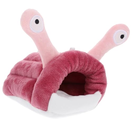 ibasenice Warmer Hamster Baumwoll Unterschlupf Kleintierbett Cartoon Design Winterbett für Zwerghamster Meerschweinchen Kuschelhöhle mit Weicher Robuster Struktur und Sicherem von ibasenice