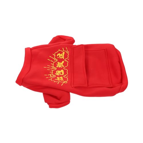 ibasenice Warmhund Kleidung für Haustiere Winter Neujahrshundkleidung Kuscheliger Pullover für Kätzchen und Atmungsaktiv und Bequem Drinnen und Draußen von ibasenice