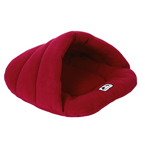 ibasenice Katze Schlafsack Outdoor-katzenbett Für Den Winter Katzenzelt Katzennestbett Hundebett Mit Integrierter Decke Höhlenkatzenbett Hundekissen Hundehöhle Bett Brauthaus Draussen von ibasenice