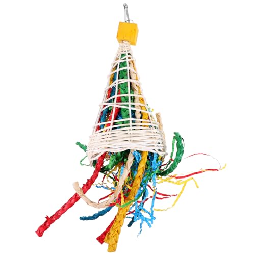 ibasenice Weihnachtliches Kauspielzeug Für Hängendes Für Vogelkäfige Und Rustikales Design Für Sittiche Und Papageien Fördert Und Bewegung von ibasenice