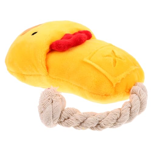 ibasenice Welpen Kauspielzeug Schuhform mit Quietscher aus Strapazierfähigem und Baumwollseil Fördert Zahnpflege und Spielspaß zu Reinigen Unzerstörbar und Sicher ibasenice Welpen Kauspielzeug Schuhform mit Quietscher aus Strapazierfähigem und Baumwollseil Fördert Zahnpflege und Spielspaß zu Reinigen Unzerstörbar und Sicher von ibasenice
