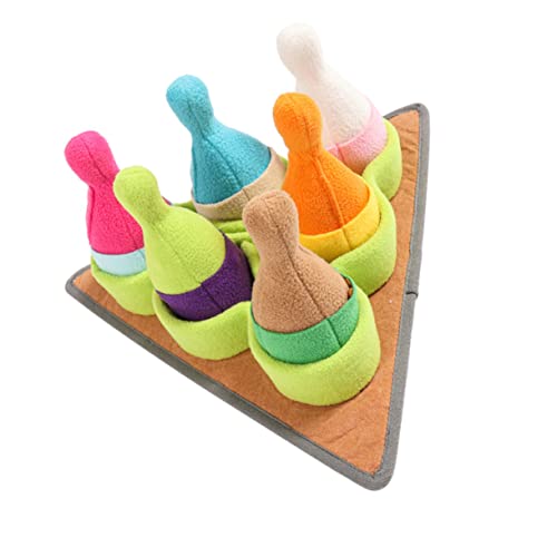 ibasenice Hundeschnüffelspielzeug Mit Futterwurzel-Design Welpen-trainingsspielzeug Für Langsamfütterung Schnüffelmatte Für Hundefutter-Spiele Quietschkissen Für Haustier-Unterhaltung von ibasenice