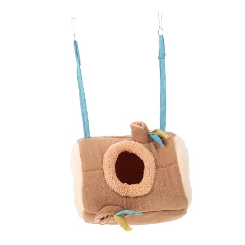 ibasenice Winter Hamster Haus für Meerschweinchen Warmes Schlafbett aus Baumwolle Kompaktes Nest für Kleine Haustiere Kreatives Design für Winterbedarf als Ruhenest und Unterschlupf von ibasenice