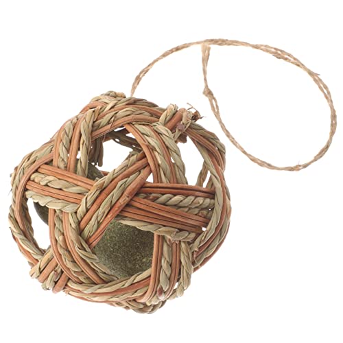 ibasenice Zahnballkatze groß Kätzchen Katze Katzenminze klein Kätzchen Zahnen Kauspielzeug für Katzen zum Zahnen Katze kauert Molarenkugel Strohseil ibasenice Zahnballkatze groß Kätzchen Katze Katzenminze klein Kätzchen Zahnen Kauspielzeug für Katzen zum Zahnen Katze kauert Molarenkugel Strohseil von ibasenice