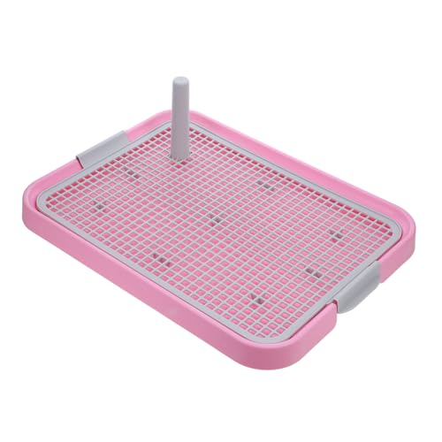 ibasenice hundetoilette hundeunterlage Haustier WC Katzenklo Hundeklo spritzfest Hundetöpfchen für den Innenbereich Toilettenbeleuchtung in der Toilette Padhalter für Hunde Stadtklo Abs Rosa ibasenice hundetoilette hundeunterlage Haustier WC Katzenklo Hundeklo spritzfest Hundetöpfchen für den Innenbereich Toilettenbeleuchtung in der Toilette Padhalter für Hunde Stadtklo Abs Rosa von ibasenice