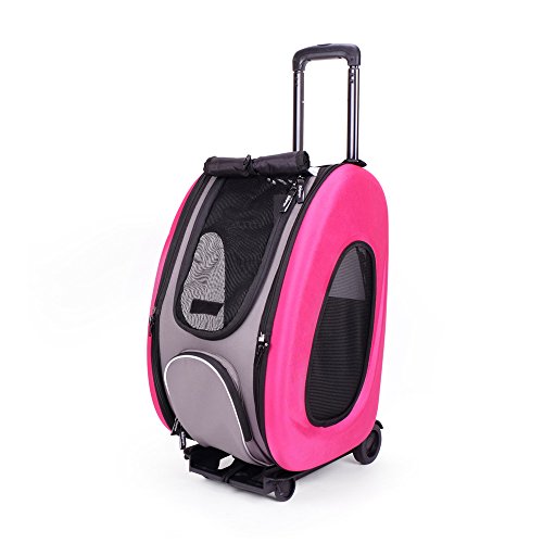 Ibiyaya Transporttasche für Haustiere aus Eva, Hot Pink von ibiyaya
