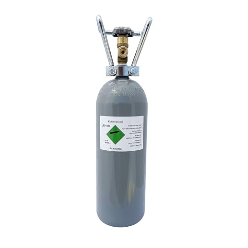 ich-zapfe.de CO2 Flasche 2kg, CO2 Zylinder für Aquarien, Aquariumpflege von ich-zapfe.de