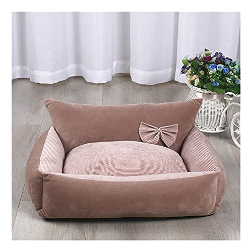 ifgswopq Hundebett, Hundebett, Katzenbett, Haustierbett, Haustierbett, geeignet für kleine, mittelgroße Hunde oder Katzen (Blaugrau) () von ifgswopq