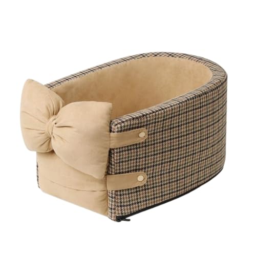 ifgswopq Hundebett, Hundehütte, Haustierhaus, Auto, Vordersitz, kleine Hunde- und Katzenmatte, Ausflug, tragbares Hundebett, Katzenbett (Farbe: A, Größe: 38,1 x 25,4 x 22,9 cm) (C 38,1 x 25,4 x 22,9 von ifgswopq