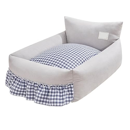 ifgswopq Hundebett, kreative Rückenlehne, Haustier-Sofa, Bett, vier Jahreszeiten, universell, abnehmbar und waschbar, Hundehütte, Katzenhütte, warm im Winter, Katzenbett (Farbe: Rosa, Größe: 74 x 65 x ifgswopq Hundebett, kreative Rückenlehne, Haustier-Sofa, Bett, vier Jahreszeiten, universell, abnehmbar und waschbar, Hundehütte, Katzenhütte, warm im Winter, Katzenbett (Farbe: Rosa, Größe: 74 x 65 x von ifgswopq