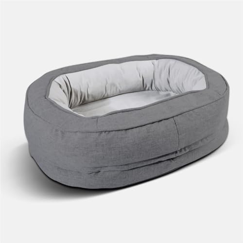 ifgswopq Hundebett für alle Jahreszeiten, warm, abnehmbar und waschbar, Haustierbett, Hundematte, geeignet zum Schlafen von Haustierbedarf, Haustierbett, Katzenbett (Farbe: B, Größe: S) (C groß) von ifgswopq