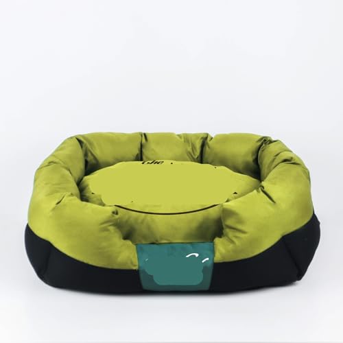 ifgswopq Hundebett für vier Jahreszeiten, abnehmbar und waschbar, quadratisch, Hundehütte, Haustierbett, Haustierbedarf, geeignet zum Schlafen von Katzenbetten (Farbe: E, Größe: 75 x 50 x 24 cm) (C 75 von ifgswopq