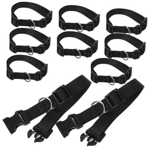ifundom Verstellbare Ziegenhalsbänder 10 Stück Strapazierfähigem Polyester für Schafe und Rinder mit Sicherheitsverschluss für Viehzuchtbedarf ifundom Verstellbare Ziegenhalsbänder 10 Stück Strapazierfähigem Polyester für Schafe und Rinder mit Sicherheitsverschluss für Viehzuchtbedarf von ifundom
