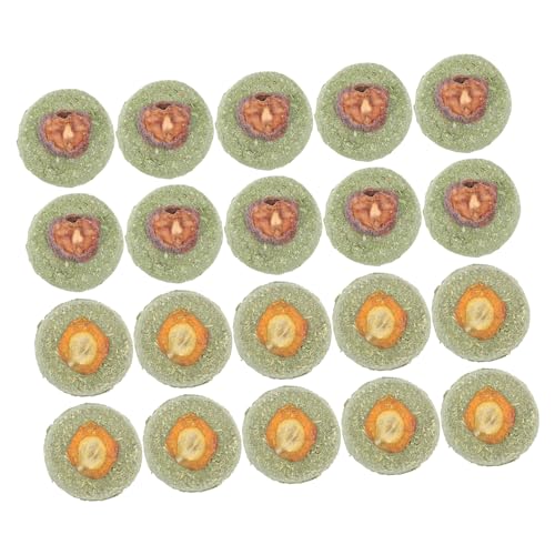 20 Stück Kauspielzeug Molar Cakes für Gesunde Zähne für Kleintiere Wie Hasen und Meerschweinchen Snacks zur Zahnpflege und Beschäftigung 20 Stück Kauspielzeug Molar Cakes für Gesunde Zähne für Kleintiere Wie Hasen und Meerschweinchen Snacks zur Zahnpflege und Beschäftigung von ifundom