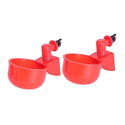 ifundom 2stücke Wasserspender Für Hühner Automatische Tränke Hühnertränke Taubentränke Wasserfütterer Tragbar Und Leicht Einfache Bedienung von ifundom