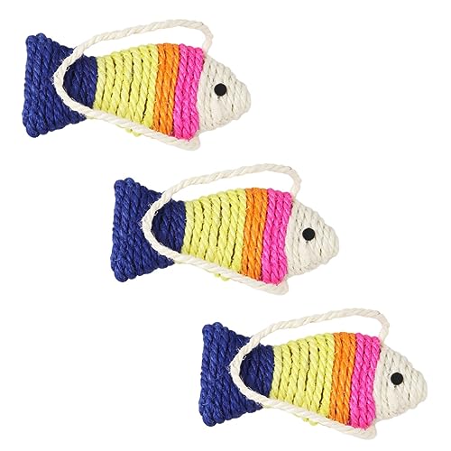 3Stücke Teiliges Katzen Kratzbrett Fischform aus Sisal Interaktives für Kätzchen Schützt Möbel und Teppiche Ansprechendes Design zur Natürlicher Kratzinstinkte 3Stücke Teiliges Katzen Kratzbrett Fischform aus Sisal Interaktives für Kätzchen Schützt Möbel und Teppiche Ansprechendes Design zur Natürlicher Kratzinstinkte von ifundom