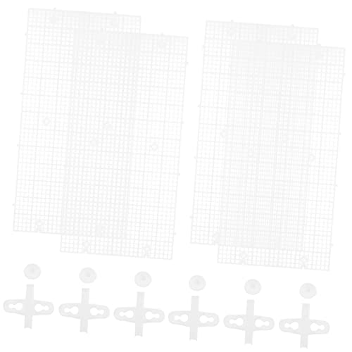 4 Stück Aquarium Trennwand Transparente Isolation für Fischzucht Gitterteiler mit Saugnäpfen zur Trennung von Fischen im Aquarium Langlebig Installieren 4 Stück Aquarium Trennwand Transparente Isolation für Fischzucht Gitterteiler mit Saugnäpfen zur Trennung von Fischen im Aquarium Langlebig Installieren von ifundom