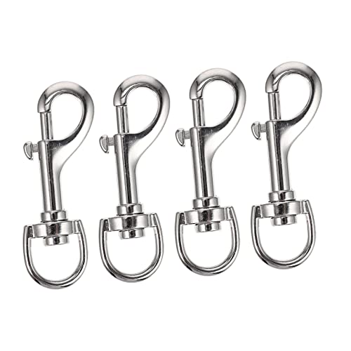 ifundom 4 Stücke Drehbare Karabinerhaken für Hundeleinen Robuster Leinenclip aus Legierung 7cm Schnallenverschluss für Haustierzubehör für Schlüsselbänder und Taschen ifundom 4 Stücke Drehbare Karabinerhaken für Hundeleinen Robuster Leinenclip aus Legierung 7cm Schnallenverschluss für Haustierzubehör für Schlüsselbänder und Taschen von ifundom