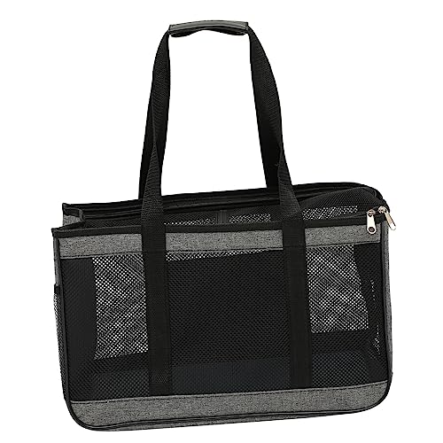 Haustier Reiseträgertasche aus Oxford Atmungsaktive Katzentasche für Kleine und Katzen für Reisen Camping und Outdoor Aktivitäten von ifundom