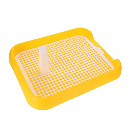Hundetoilette für Kleine und Große Töpfchen mit Gitterdesign für Drinnen aus Robustem Material Fördert Toilettengewohnheiten Tragbar und Langlebig Hundetoilette für Kleine und Große Töpfchen mit Gitterdesign für Drinnen aus Robustem Material Fördert Toilettengewohnheiten Tragbar und Langlebig von ifundom