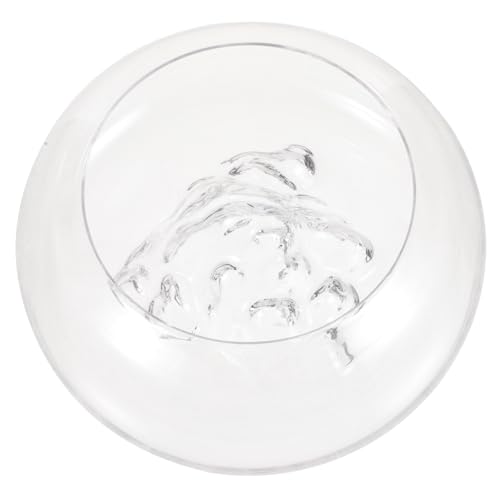 Runder Glasaquarium für Pflanzen und Fische Hydrokultur Terrarium für Transparentes Fischglas für Langlebig Runder Glasaquarium für Pflanzen und Fische Hydrokultur Terrarium für Transparentes Fischglas für Langlebig von ifundom