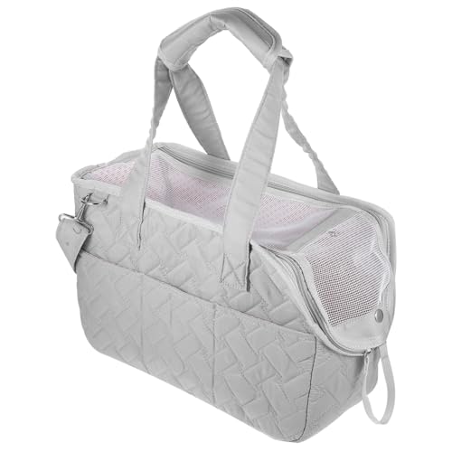 Tragbarer Haustierträger aus Robustem Material für Kleine und Katzen Atmungsaktives Design mit Schultergurten für Reisen Einkaufen Tragbarer Haustierträger aus Robustem Material für Kleine und Katzen Atmungsaktives Design mit Schultergurten für Reisen Einkaufen von ifundom
