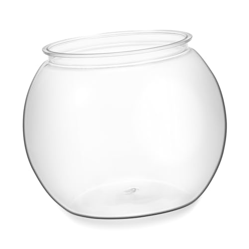 Transparentes Fischglas Bruchsicherer Kleiner Aquarienbehälter für Aquarium für Dekoration und Pflanzen für Goldfische und Kleine Fische Transparentes Design Platzsparend und von ifundom