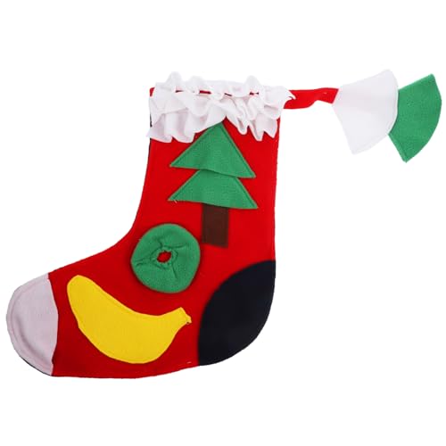 Weihnachtliche Schnüffelmatte für Pet Snuffle Mat Socke Form Futterunterlage für Spielerisches Füttern und Training für Kleine und Mittelgroße Sicher und Langlebig Weihnachtliche Schnüffelmatte für Pet Snuffle Mat Socke Form Futterunterlage für Spielerisches Füttern und Training für Kleine und Mittelgroße Sicher und Langlebig von ifundom
