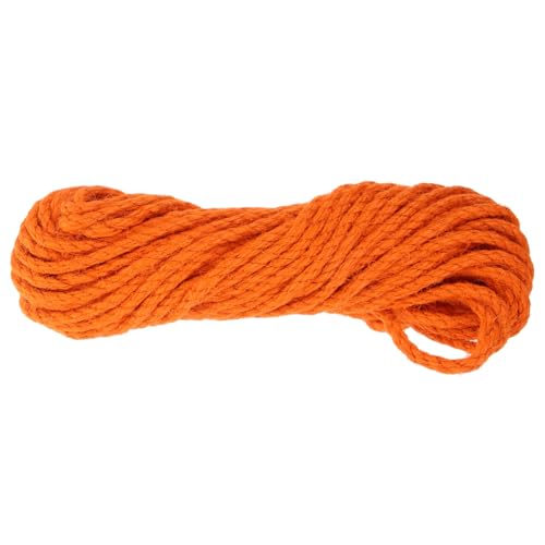 ifundom 1 Rolle Verschleißfestes Hanfseil Seil Für Katzenkratzbaum Kratzen Ersatz Klettergerüst Für Katzen Wandkratzer Für Katzen Kratzbaum Aus Sisalseil Für Katzen Orange von ifundom