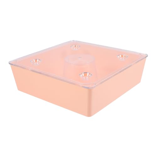 ifundom Bienen-tränke Futterspender Wasserspender Für Imkereiwerkzeug Mit Kleinen Löchendesign Für Einfachen Befüllung Orange Transparente Farbe von ifundom