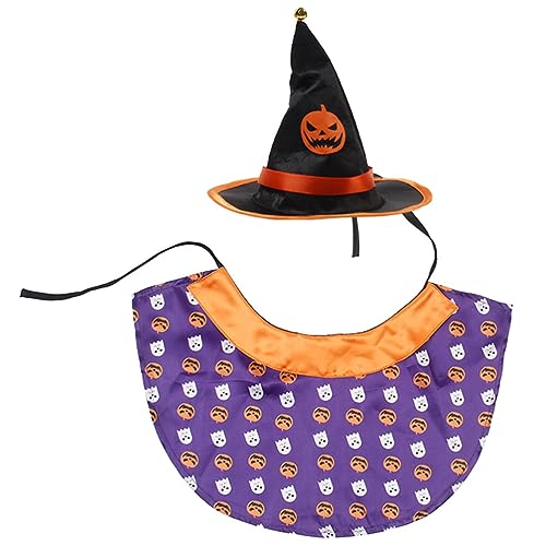 ifundom 1 Satz Hexenhund-kostümhut Haustier Kürbis Hexenhut Party-hundekostüm Katzen-kürbis-umhang Partyhut Für Hund Haustier Haustier-katzenhut Katzen Und Hunde Satin Halloween ifundom 1 Satz Hexenhund-kostümhut Haustier Kürbis Hexenhut Party-hundekostüm Katzen-kürbis-umhang Partyhut Für Hund Haustier Haustier-katzenhut Katzen Und Hunde Satin Halloween von ifundom