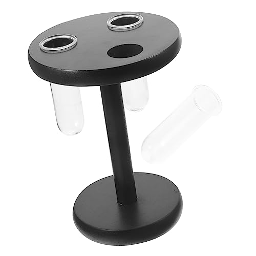 ifundom Pflanzenglas-holzständer Terrarium Mit Holzständer Glasvase Für Hydrokultur Pflanzen Tischdekoration Vase Im Europäischen Stil Durchsichtige Vasen-Dekoration ifundom Pflanzenglas-holzständer Terrarium Mit Holzständer Glasvase Für Hydrokultur Pflanzen Tischdekoration Vase Im Europäischen Stil Durchsichtige Vasen-Dekoration von ifundom